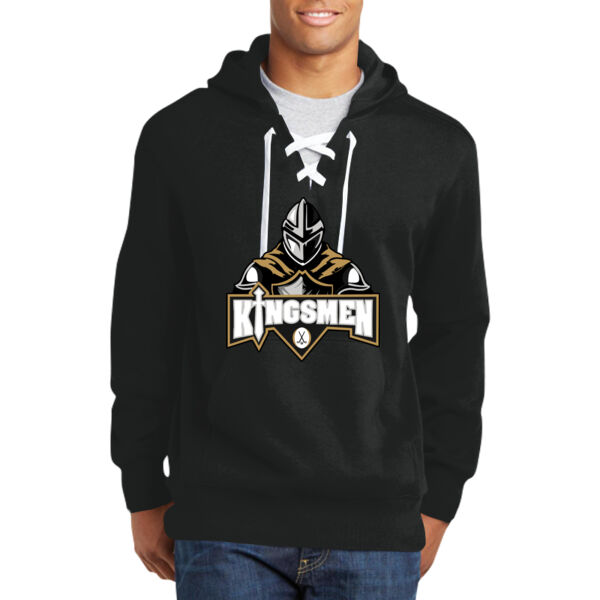 Kingsmen Hockey  - Lace Up Pullover Hooded Sweatshirt Thumbnail